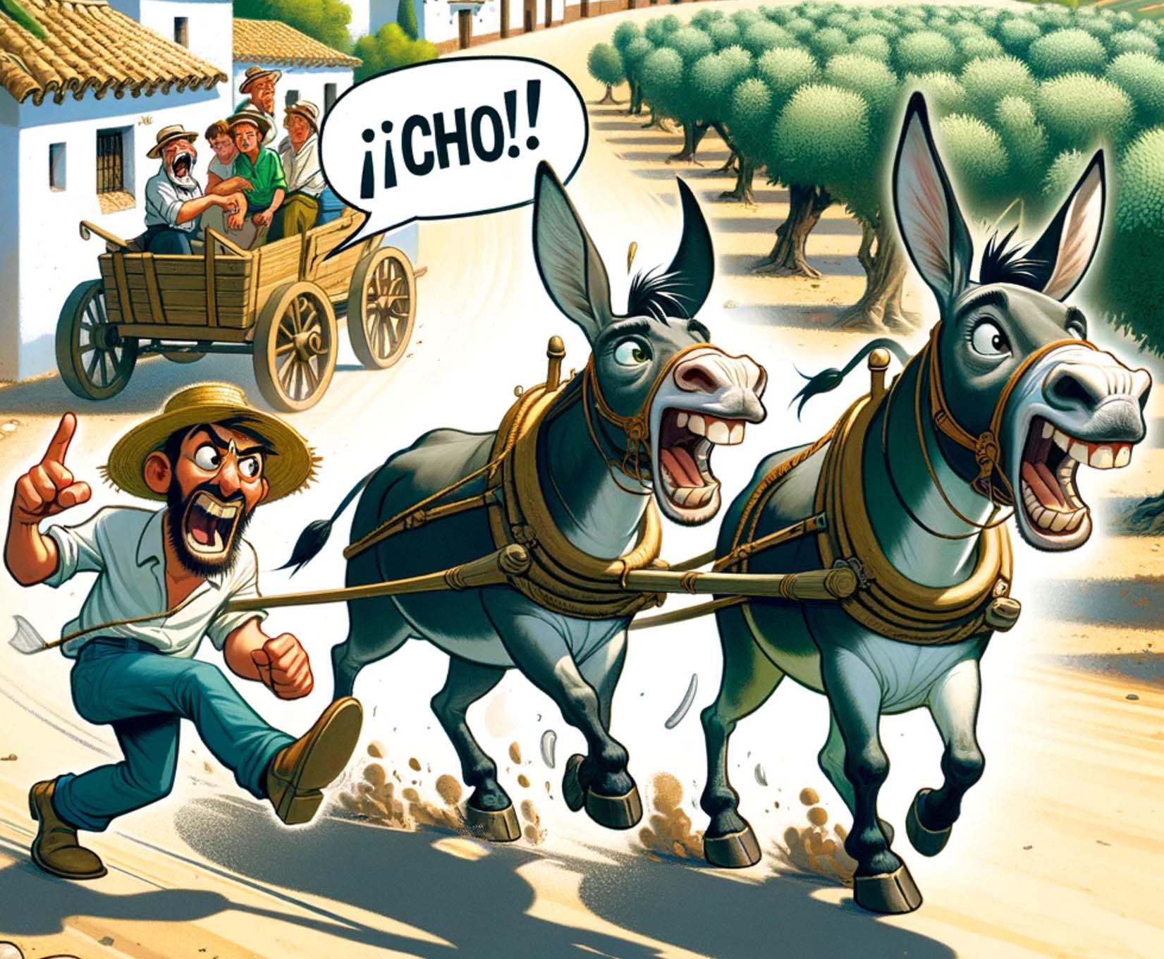 Ilustración de la palabra ¡cho!